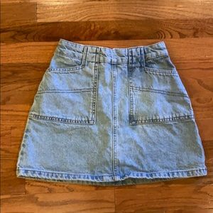 Denim skirt urban outfitters